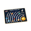 Montessori Wooden Solar System Nine Planets Cognitive Walking Puzzle Toy Scientific Exploration Toy