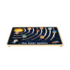 Montessori Wooden Solar System Nine Planets Cognitive Walking Puzzle Toy Scientific Exploration Toy