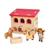 3D Building Block Puzzle Ranch Barn Toys for Children Educational Wooden Toys