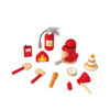 Wooden Firefighter Role-playing Toy Set Children's Simulated Firefighter Game Set