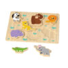 Children's wooden 3D puzzle, Montessori matching game learning toys