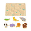 Children's wooden 3D puzzle, Montessori matching game learning toys