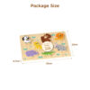 Children's wooden 3D puzzle, Montessori matching game learning toys