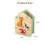3D Cartoon Animals Wooden Jigsaw Puzzle Multi-functional Shape Sorting Montessori-Inspired Educational Game Kids Early Learning