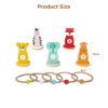 Wooden Animal Shape Sorting Games Ring Toss Game Toys Educational Wooden Toys for Kids