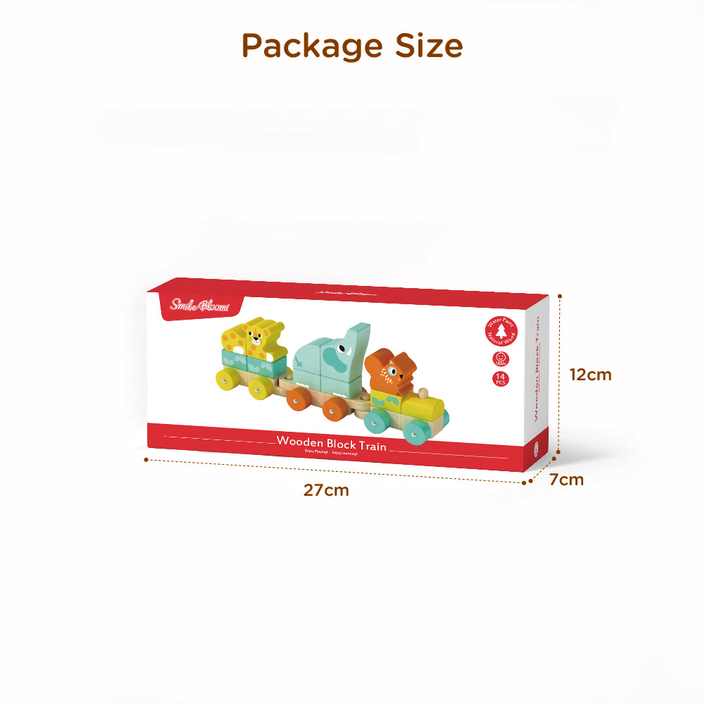 Wooden Train Preschool Education Color Recognition Animal Matching Toy Sorting Machine - Image 5