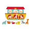 Wooden Noah's Ark 3D Puzzle Children's Puzzle Matching Puzzle