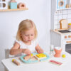 Pretend Play House Breakfast Toy Wooden Toys Pretend Breakfast Set