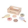 Children's educational toys wooden donut cookies and popsicle set wooden children's afternoon tea toys