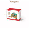 Montessori Wooden Wildlife Park Animal Matching Shape Color Classification Stacking