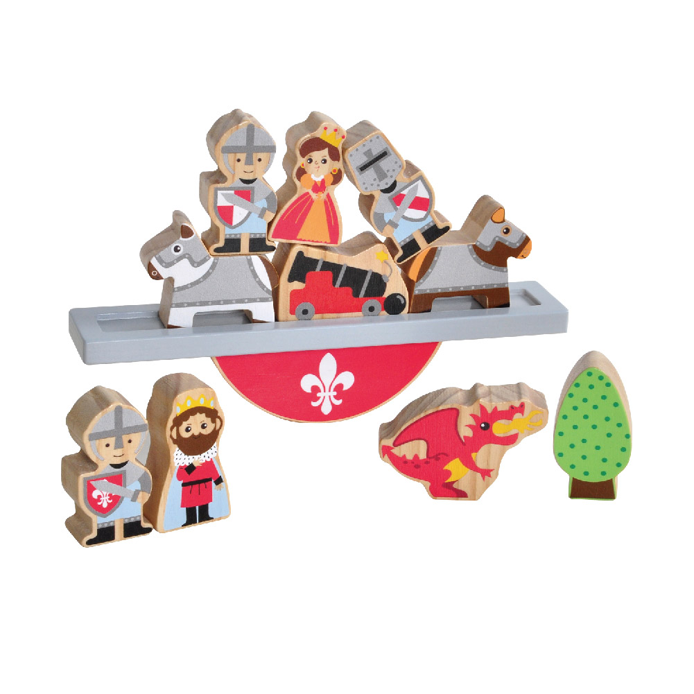 Castle Balance | Educational toys creative cartoon balance game wooden Castle balance block game for kids - Image 3