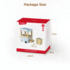 Hot Selling Preschool Shop Pretend Role Play Wooden Simulation Popcorn Kitchen Set Toy