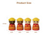 Firefighter Doll wooden dolls educational and fun toys