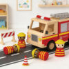 Firefighter Doll wooden dolls educational and fun toys