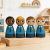 Police Doll wooden toys educational and fun toys