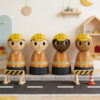 Worker Doll wooden toys educational and fun toys
