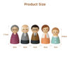Happy Family Doll Toy Wooden Doll Family Educational Funny Toys