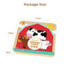 Children's Wooden Puzzle Toy Creative Multi-layer Farm Animal Puzzle Toy