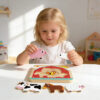 Children's Wooden Puzzle Toy Creative Multi-layer Farm Animal Puzzle Toy