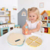 Simulation Kitchen Toy Set Waffle Maker Toy Set Children's Wooden Toy
