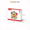 Two-Storey Wooden Cottage & Ranch Barn Toys Color Sorting Educational Game for Children