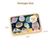 Wooden space 3D puzzle Montessori children's multi-shaped puzzle Animal matching game toys