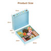 Wooden children's afternoon tea children's dessert set to exercise social skills family interactive toys