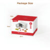 Wooden microwave oven kitchenware set, role-playing children's house dessert baking, fun educational toys