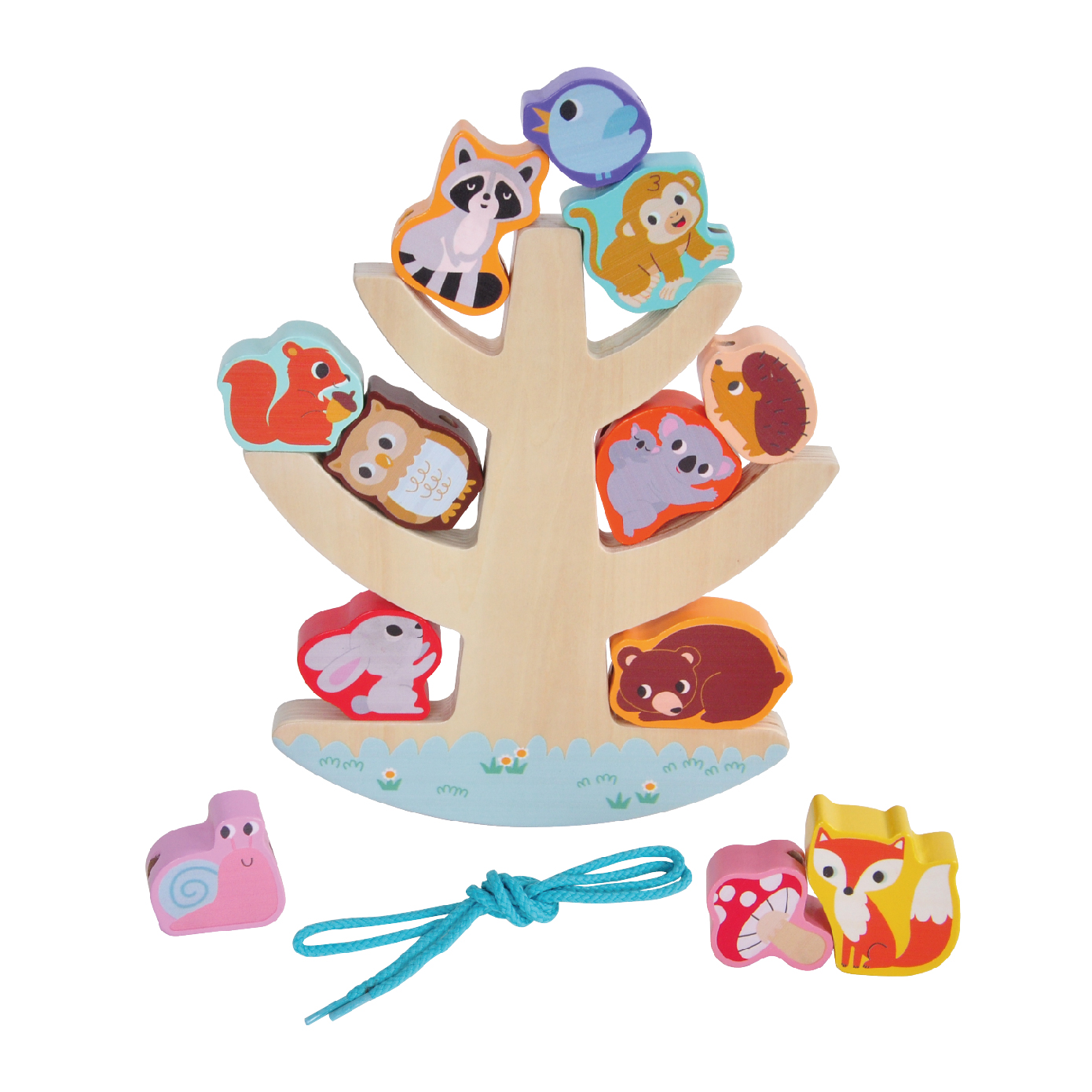Wooden balance building blocks , animal beaded building blocks and balance toys, educational toys, children's gifts - Image 2