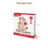 Wooden balance building blocks , animal beaded building blocks and balance toys, educational toys, children's gifts