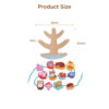Wooden balance building blocks , animal beaded building blocks and balance toys, educational toys, children's gifts