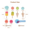 Children's wooden pretend play popsicle toy ice cream cone