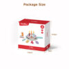 Children’s role play toys wooden birthday cake afternoon tea dessert