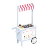 Wooden toy role-playing ice cream carts | ice cream dessert stalls Children's wooden cart ice cream toys