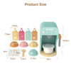 Children's Wooden Ice Cream Machine Toy Montessori Pre-school Toy Kitchen Food Set