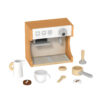 wooden Espresso Coffee Machine Play Set  Educational Wooden Toys