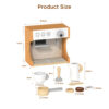 wooden Espresso Coffee Machine Play Set  Educational Wooden Toys