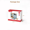 Wooden coffee machine toy set role play afternoon tea cake coffee