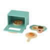 Wooden Microwave Oven Set Pretend Play Cooking Toy Role Play Kitchen Toy