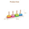 Montessori Education Wooden Toys Shape Sorting Game Stacking Toys Shape