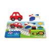 Wooden 3D puzzle cartoon vehicle cognition puzzle children's wooden toys