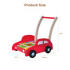 Children's wooden building block walker Multifunctional stroller Suitable for children's hand-eye coordination and creative stacking