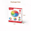 Wooden rainbow puzzle tray Children's early education stacking games Wooden puzzle mandala puzzle