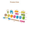 100 pieces domino building blocks educational wooden toy domino set