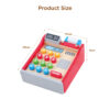 Wooden children's cash register role-playing toys