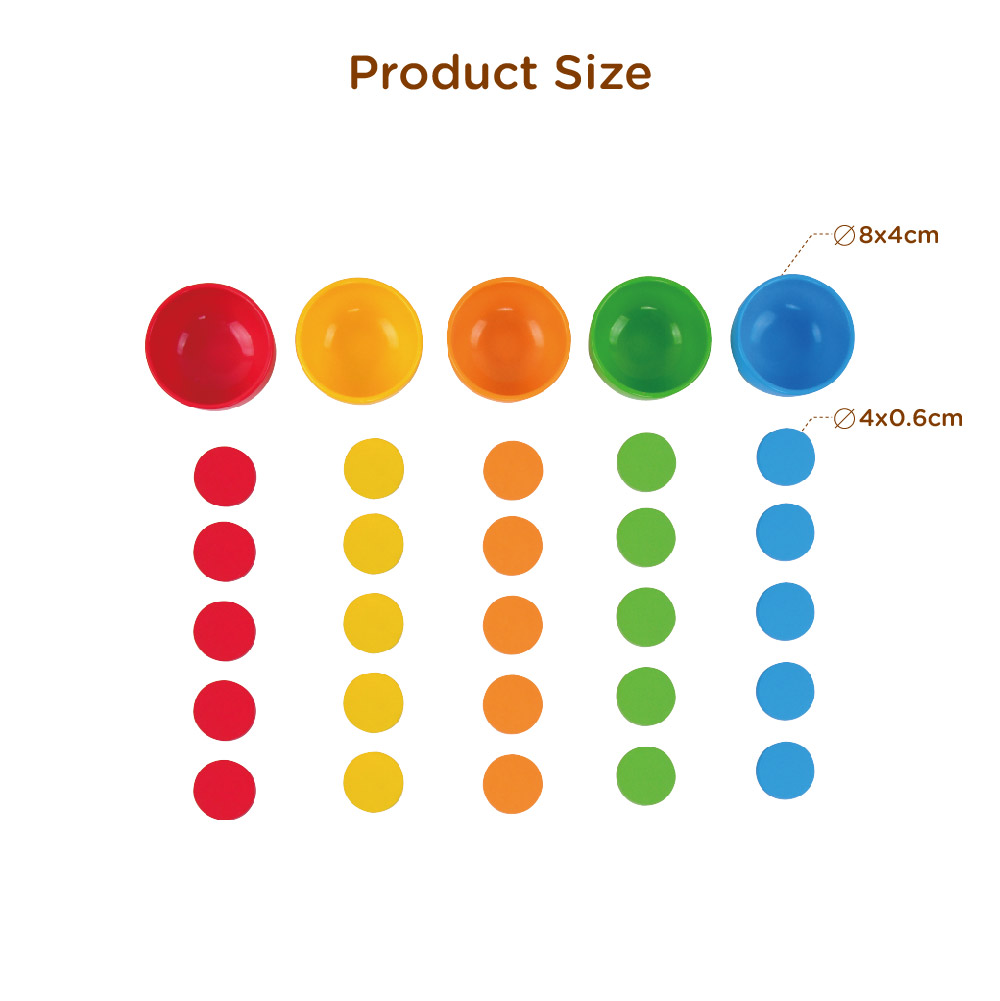 Color Cognition Sorting Cup Children's Educational Early Education Toys Montessori Teaching Aids - Image 3