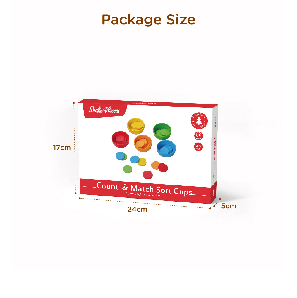 Color Cognition Sorting Cup Children's Educational Early Education Toys Montessori Teaching Aids - Image 4