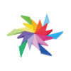 Children's Montessori rainbow wooden puzzle toys Wooden mandala puzzle children's educational games imagination training