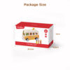 Wooden camper, Montessori toy camping caravan, children's educational toys, suitable for preschoolers