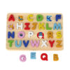 Multifunctional wooden double-sided magnet drawing board magnetic toy, letter shape preschool education toy